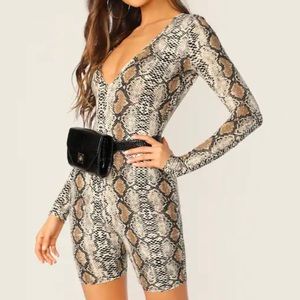 Snakeskin Romper